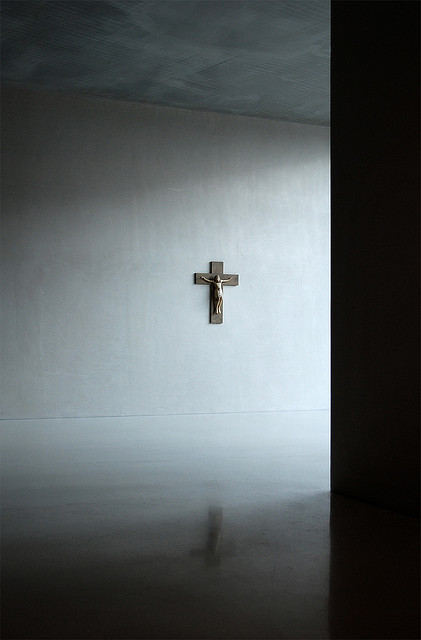 Kruzifix an einer Wand